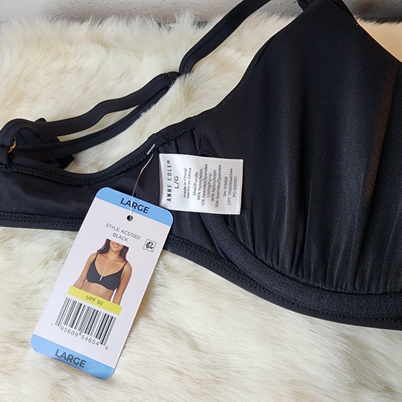 ☀️ Summer Clearance! Anne Cole Signature V-Wire Bikini Top - Picture 6 of 10